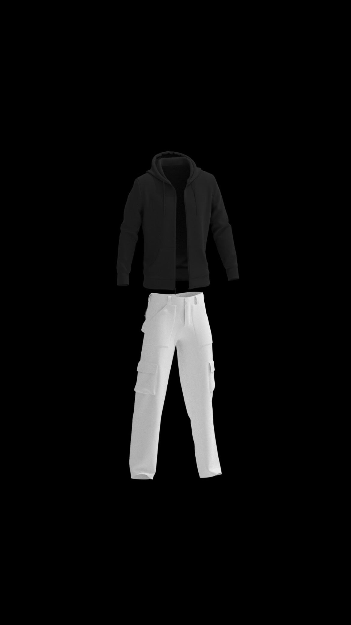 Cargo pants with Zip up jacket Fully Customisable bundle any color Read description❗️