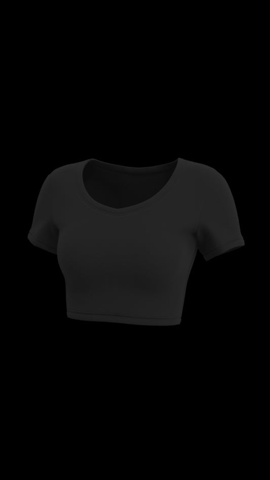 3D Cropped T Shirt Mock-up Fully Customisable Read description❗️